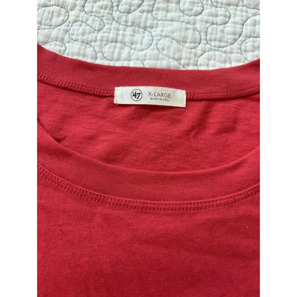 47 Brand Women's Atlanta Falcons Red Graphic‎ T-Shirt Size XL #468 - Picture 5 of 5